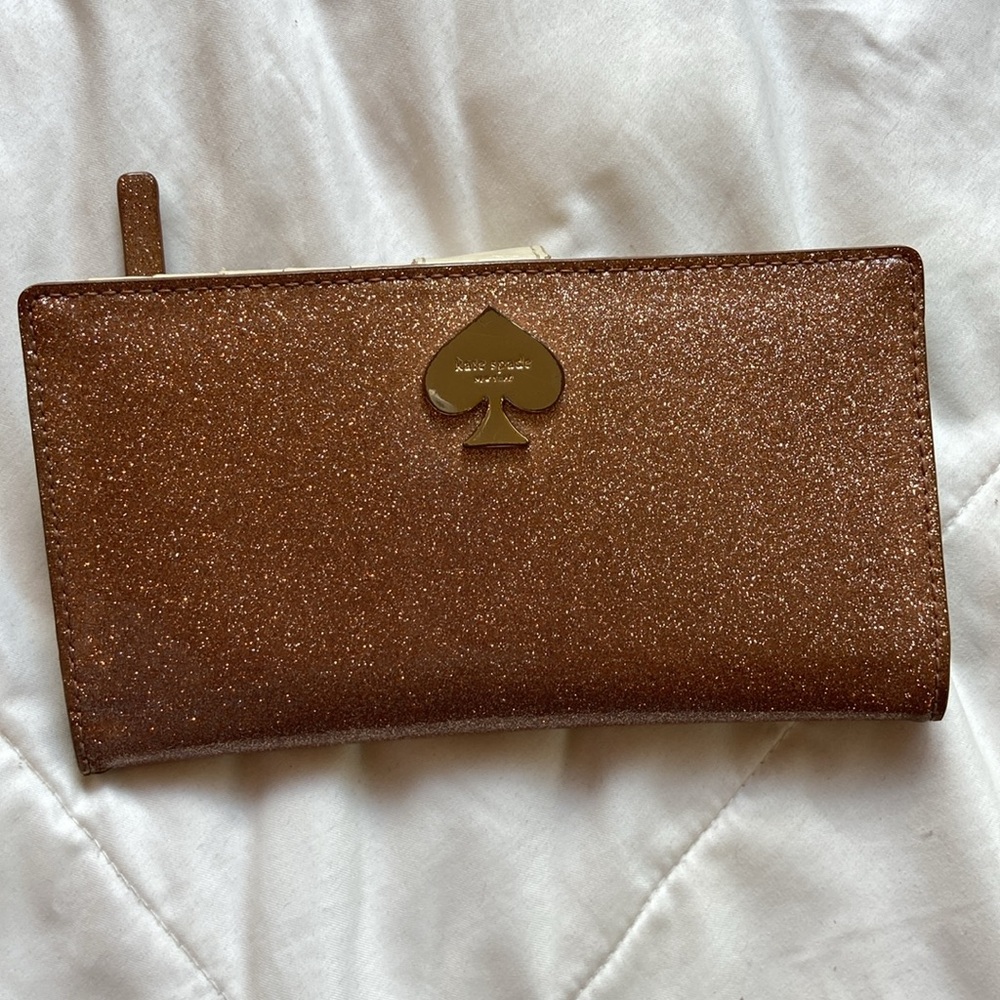 Kate Spade Pink Glitter Wallet